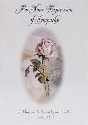 Sympathy Acknowledgement Cards