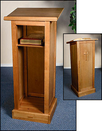 Full Lectern with Shelf.