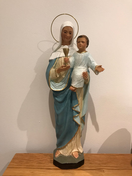 Our Lady of the Blessed Sacrament Statue 12"