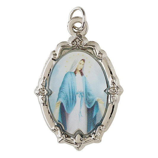 Our Lady of Grace/Miraculous Double Sided Medal