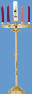 Combination Advent Wreath and Paschal Candle Holder