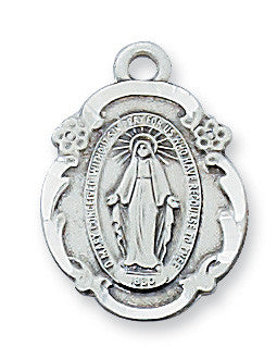 Sterling Silver Miraculous Pendant