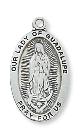 Pendentif Guadalupe en argent sterling