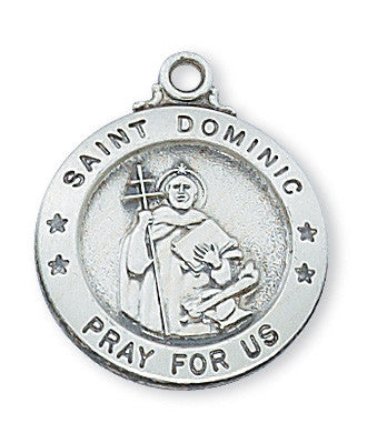 Sterling Silver St. Dominic Pendant