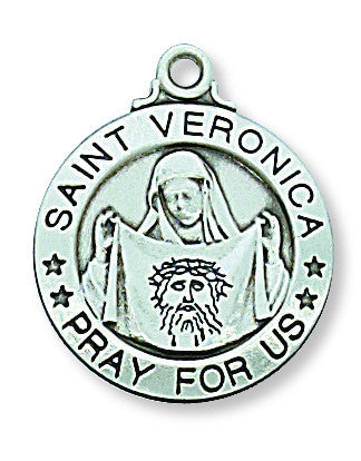 Sterling Silver St. Veronica Pendant