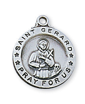 Sterling Silver St. Gerard Pendant