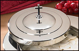 Stacking Bread Plate Cover - Silver Finish