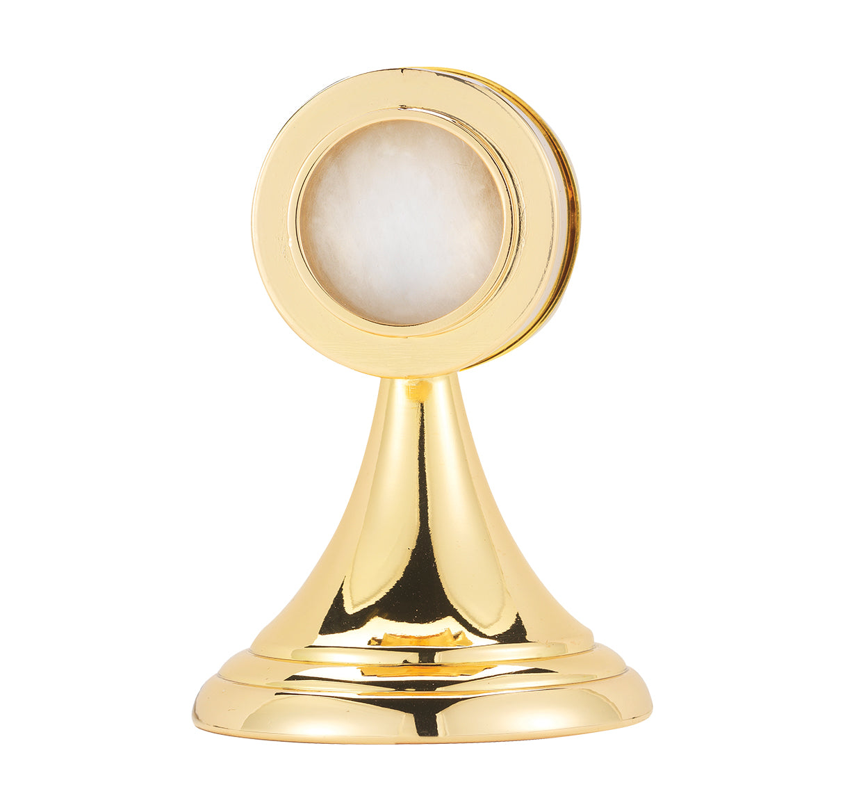 Reliquary 3" Gold Plated Plain
