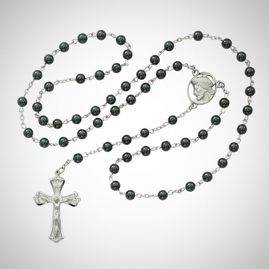 Genuine Hematite Rosary