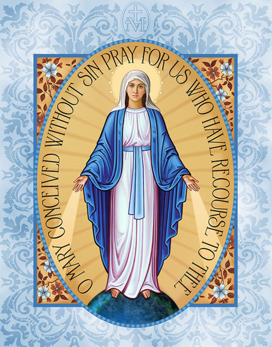 Miraculous Medal Plaque Icon