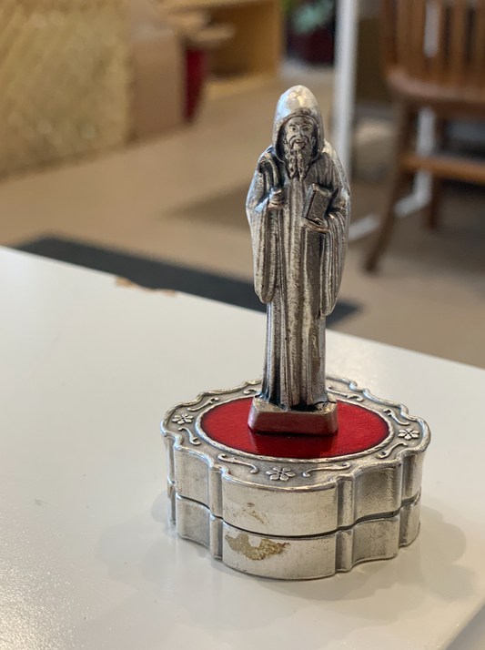 St. Benedict Rosary and Statue 3"
