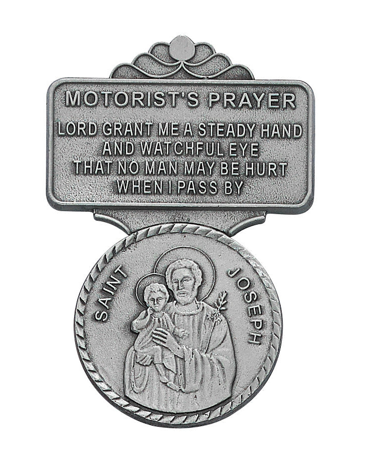 St. Joseph Motorist's Prayer Visor Clip