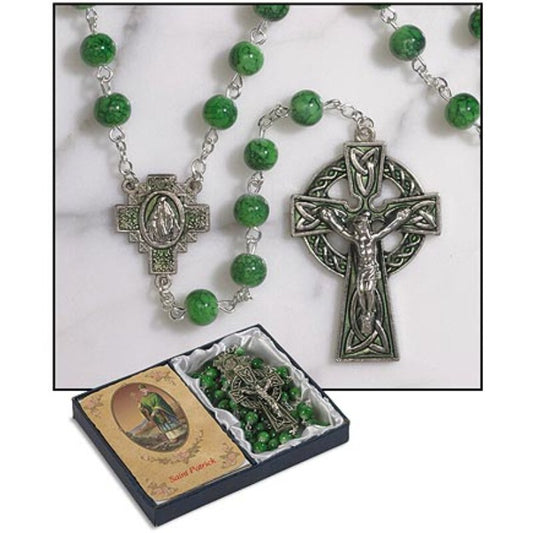 St. Patrick Rosary/Holy Card