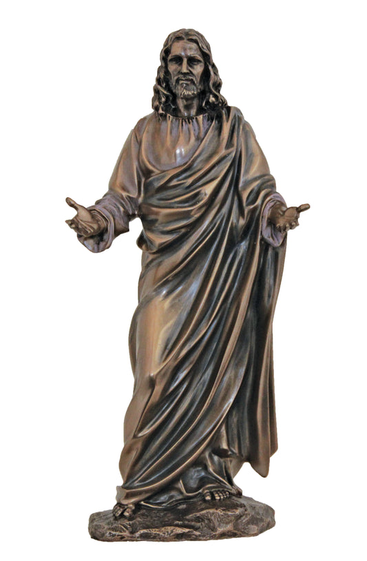 Welcoming Christ Statue - Bronze