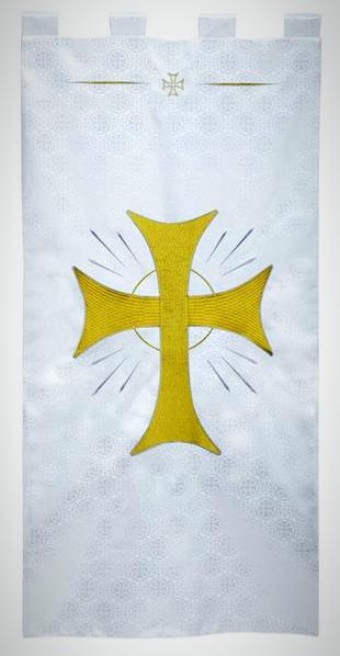 Maltese Cross Jacquard Banners