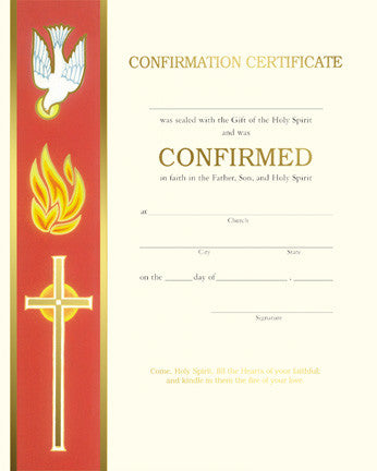 Confirmation - Banner Collection Certificate