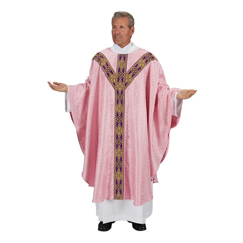 Avignon Collection Chasuble Rose