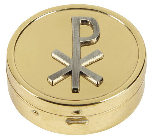 Pyx with Embossed Chi Rho