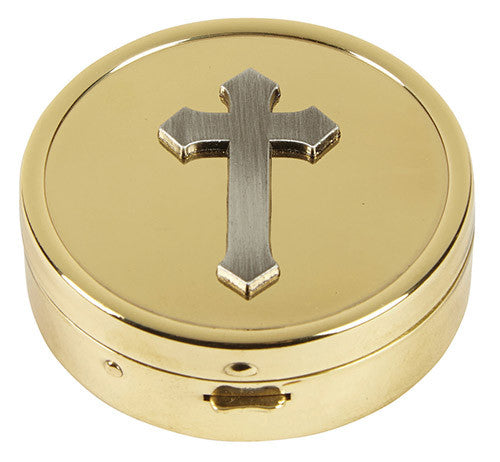 Pyx with Embossed Cross