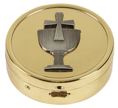 Pyx with Embossed Chalice