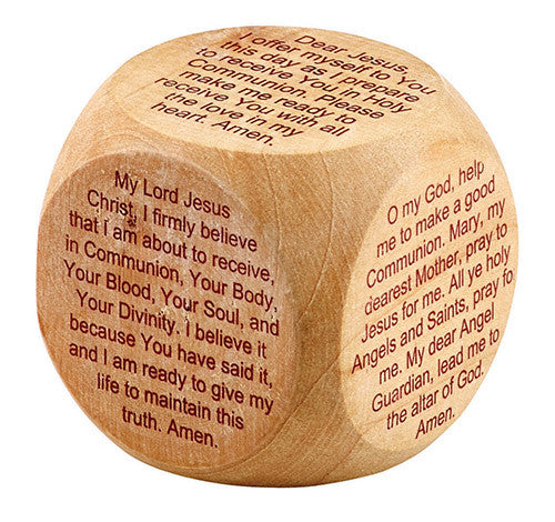 First Communion Prayer Cube