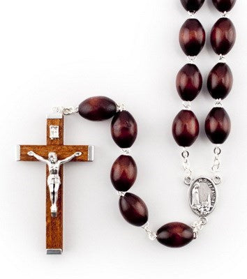 15mm Small Wood Wall Rosary