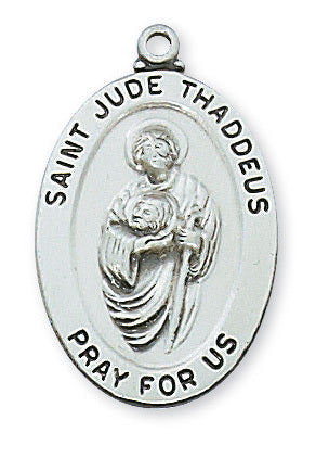 St. Jude Thaddeus Sterling Silver Medal