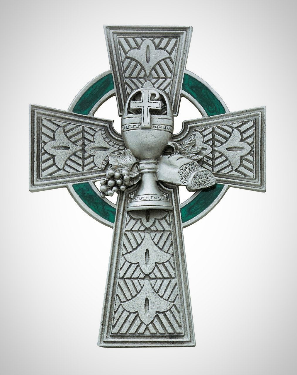 Pewter Celtic Communion Cross