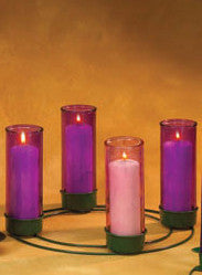 Advent Wreath Ring for Glass Candles