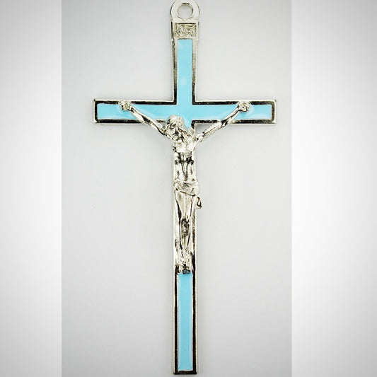 Blue Enamel Cross