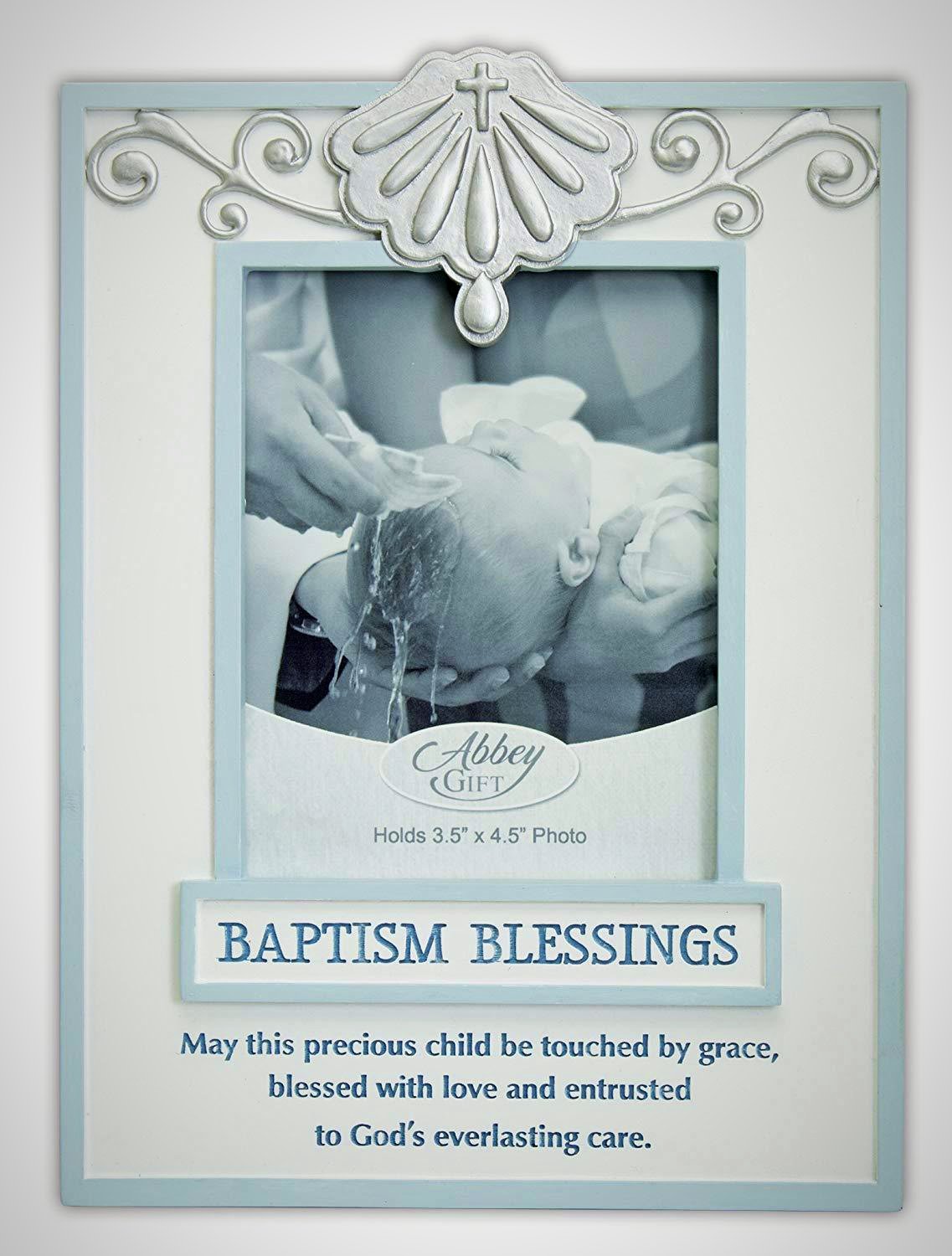 Baptism Blessings Frame