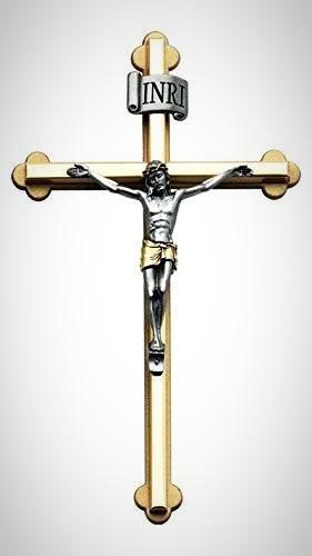 Gold Cross With Pewter Corpus