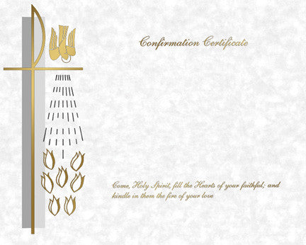 Confirmation Create Your Own Certficate  Parchment Collection