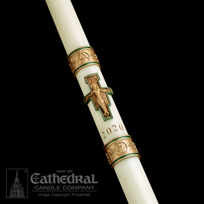Paschal Candle: Cross of St. Francis