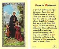 Prayer to Motherhood Holy Card