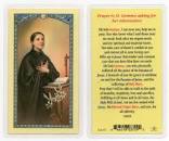 Prayer to St. Gemma asking for her intercession Holy Card