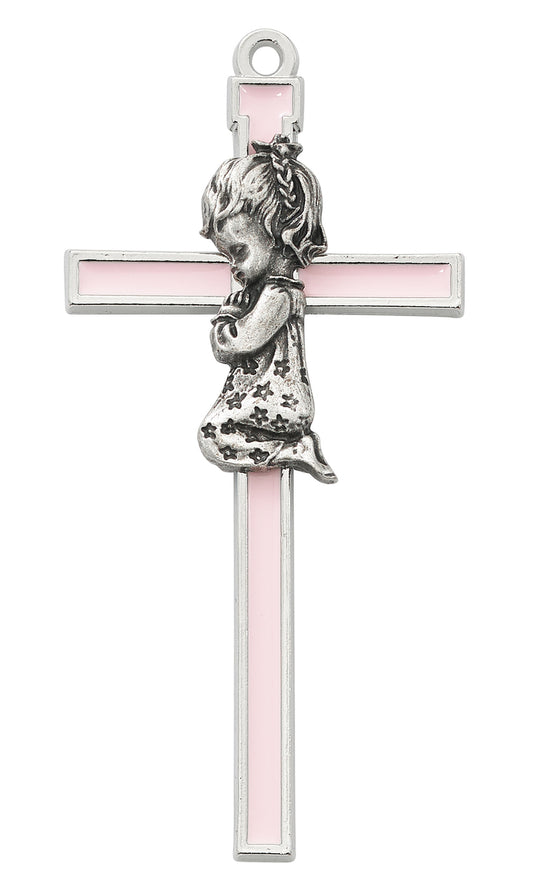 Pink/Silver Cross Girl