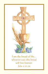 Communion Holy Card  Spiritual Collection