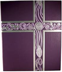 Ceremonial Binder Purple with Silver Foil