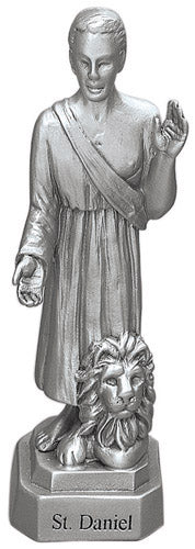 St. Daniel Statue Pewter 9 cm