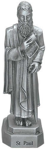 St. Paul Statue Pewter 9 cm