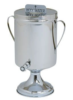 Holy or Baptismal Water Urn with Handles - K449-H