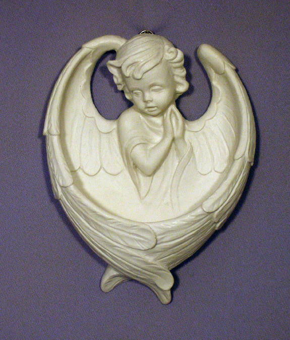 Praying Angel font in white