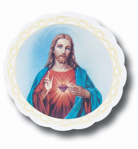 Sacred Heart of Jesus Auto Window Sticker