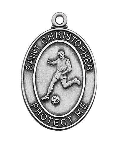 St. Christopher Sports Medal Boy Soccer
