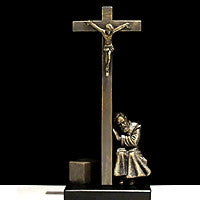 St. Padre Pio – I Absolve You -  Sculpture By Timothy P. Schmalz