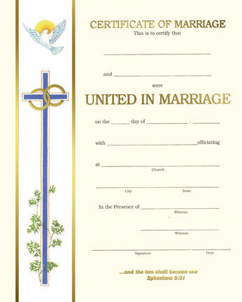 Marriage Certificate (Banner)